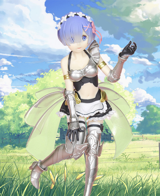 现货日本BANPRESTO手办 从零开始的异世界 景品模型 女仆装甲蕾姆