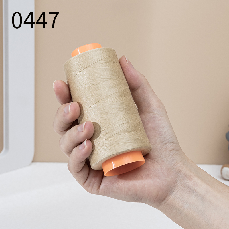 卡其色402家用高速老式缝纫机线