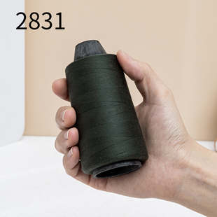 深黑绿402缝纫线家用大卷高速缝纫机宝塔手工涤纶多色缝衣线平车