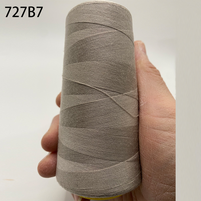 雾霾灰402家用高速老式缝纫机线