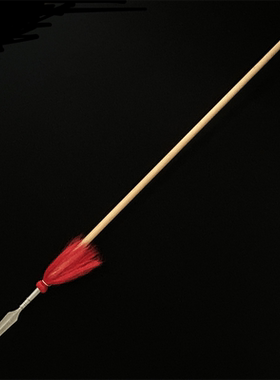 花纹钢锻打红缨枪竹木杆长枪长矛手工芦叶枪霸王枪武术影视器械