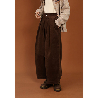 松紧腰日系休闲长裤灯笼型