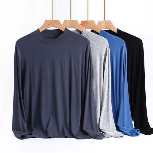 莫代尔男士大码打底衫