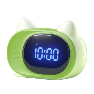 波比熊闹钟儿童女孩智能语音控制定计时器会说话学习自律时间管家