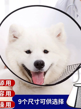 猫咪防舔防抓头套新品狗狗猫咪项圈脖套耻辱圈透明宠物伊丽莎白圈
