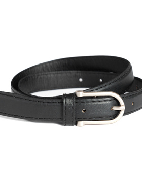 Marigolds 黑色简约时尚百搭装饰复古皮带ins风配饰