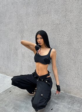 4AMOR PROJECT｜2023原创设计牛仔拼接背心女