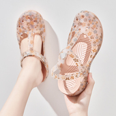 凉鞋 夏季 居家外穿洞洞鞋 女花园鞋 女士凉拖果冻沙滩鞋 护士包头拖鞋
