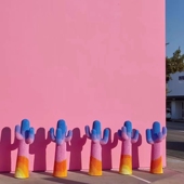 Gufram Sunrise轻奢Cactus日出仙人掌落地摆件玄关客厅艺术衣帽架