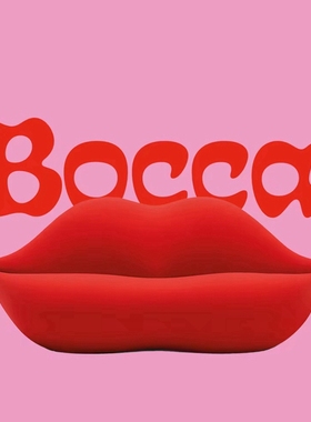 意大利Gufram Bocca红唇艺术沙发椅创意轻奢休闲椅落地摆件装饰品