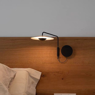 西班牙进口Marset 饰灯 Ginger现代简约卧室床头壁灯木制装