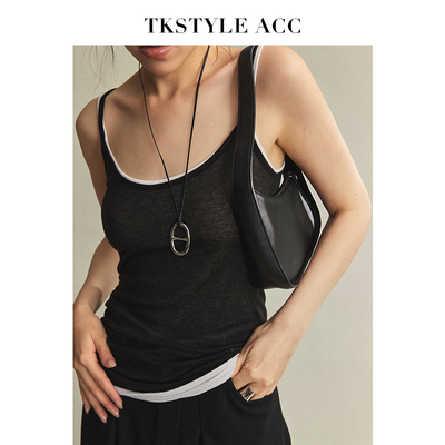 项链长款夏天围巾方巾扣