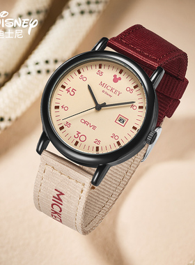 迪士尼手表女款学生初高中女孩2026新款初中女生考试专用石英机械