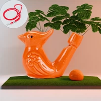 Чистый -колежный апельсиновый павлин [с веревкой]