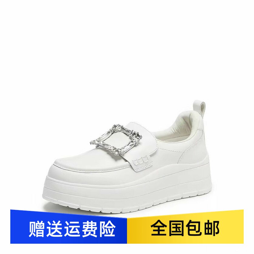商场同款2026新款百搭板鞋小白鞋厚底增高运动休闲鞋女鞋子EUW48