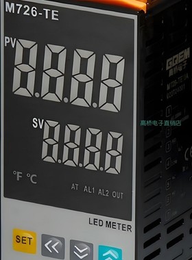 GQEM高桥温控仪表M736-TE/S2-TM2A/A01多功能输入高颜值大显示屏