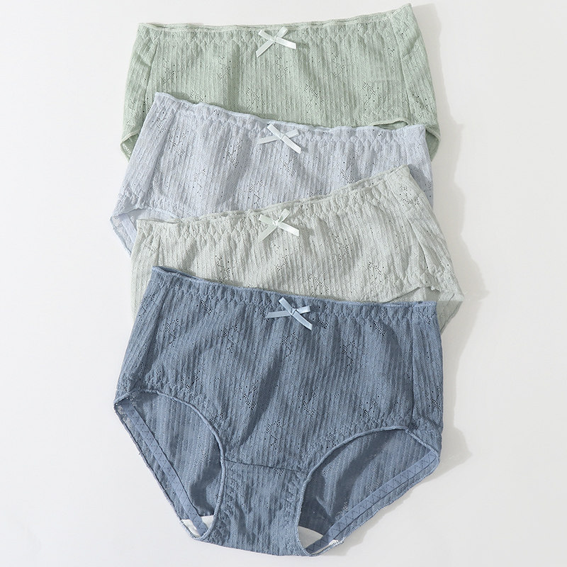 外贸内裤女原单日单出口日本中腰蝴蝶结唯美蕾丝纯棉女士三角裤,女士内衣/男士内衣/家居服,女三角裤,淘宝优惠券,粉丝福利购,淘宝优惠卷