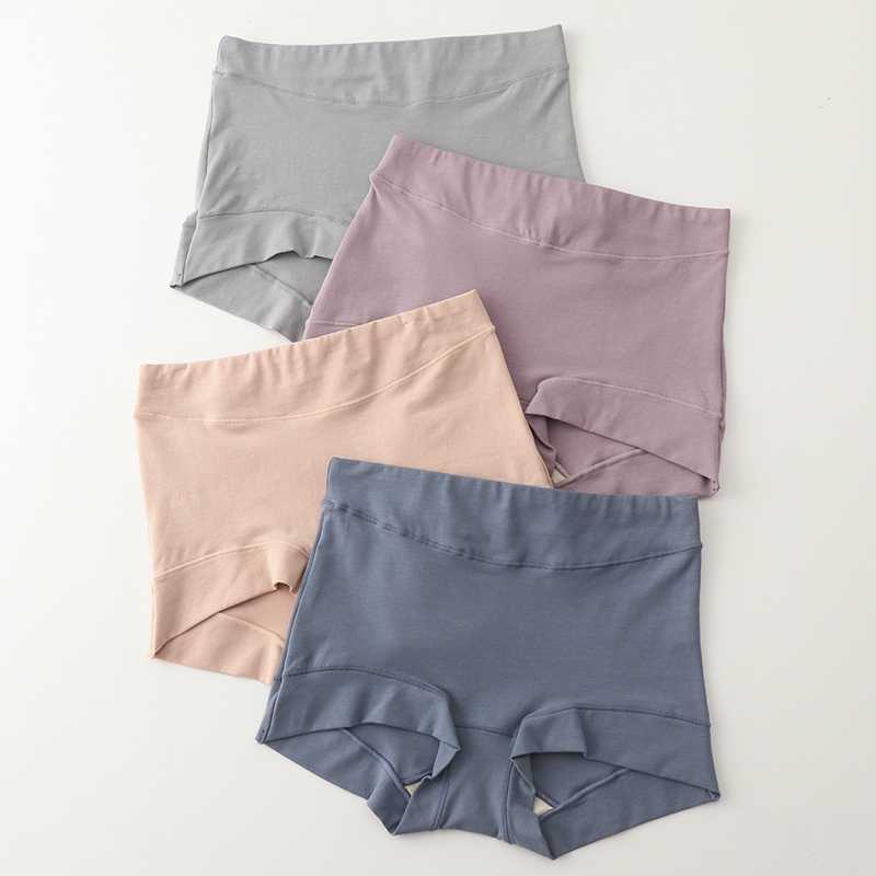 全棉抗菌防走光夏季薄款四角短裤