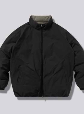 OCTOBEE LAB【双面穿鹅绒】日本SOLOTEX短宽90白鹅绒冬羽绒服外套