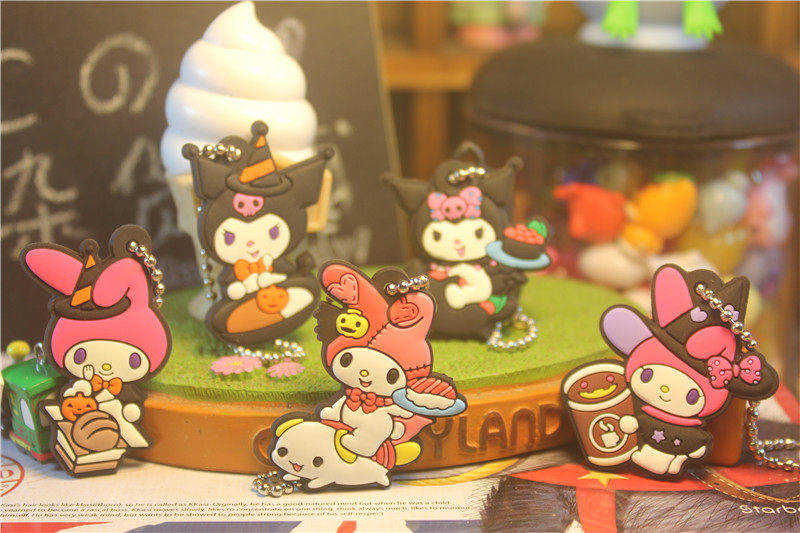 CC 正版散货 sanrio melody美乐蒂兔库洛米kuromi软胶皮挂件|ruв категории плесень играть/Аниме/вокруг/cos/настольные игры, мультфильм/Аниме, Аниме карты/кулон/канцелярские принадлежности - от Buy2taobao.com для оказания профессиональной услуги покупки агента Taobao