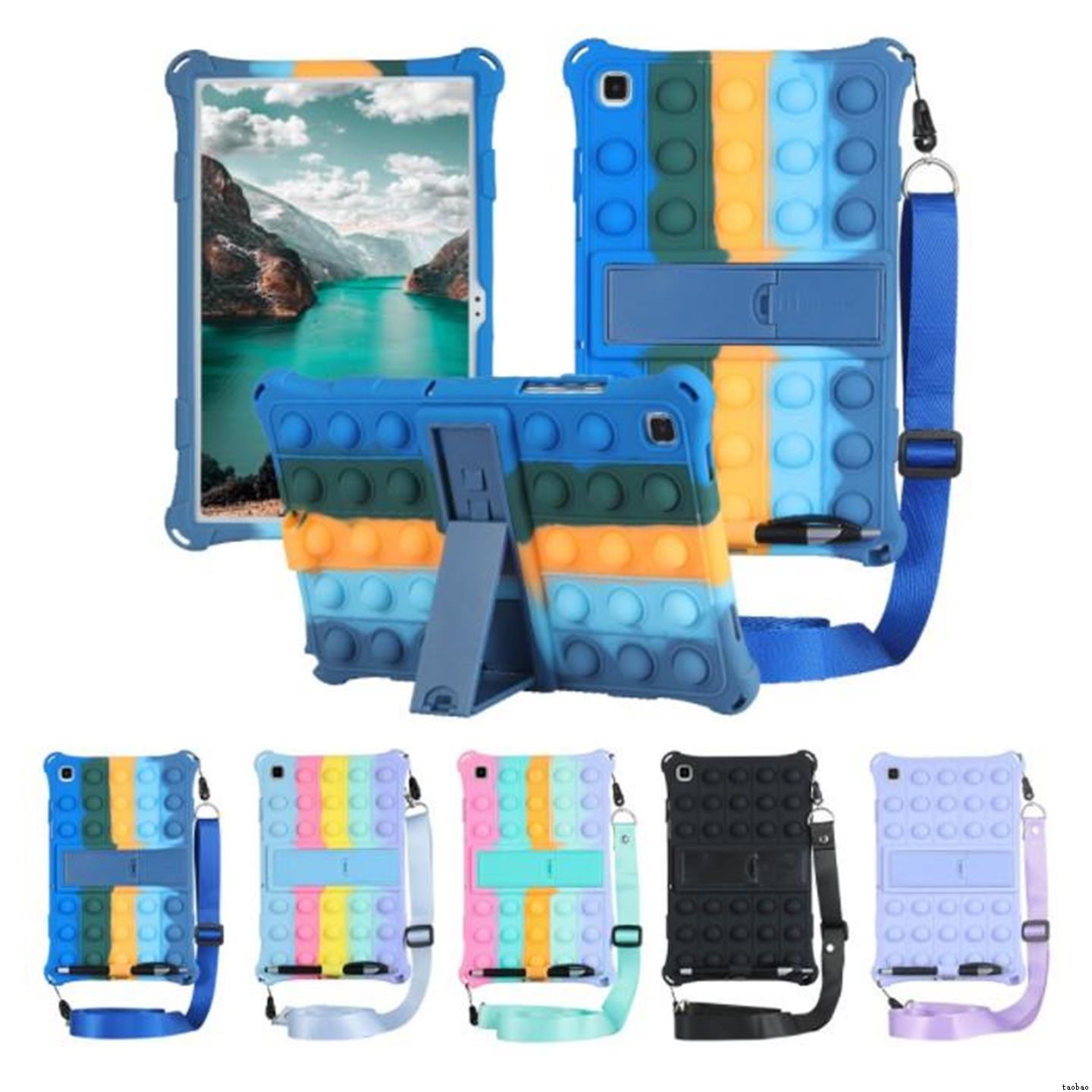 Soft Bubble Case适用于Samsung Tab A7 10.4 T500  A7lite T220 S6 Lite A8 X200 S7/S8 Soft Case Cover