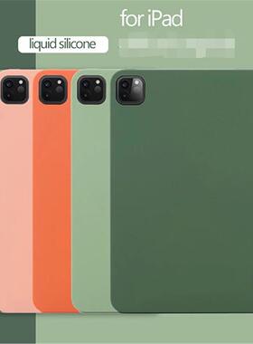 适用于iPad Pro 11 13 M4 2024 Silicone Case iPad Air5/4 10.2 Pro 11 12.9 Protect Cover iPad硅胶保护套