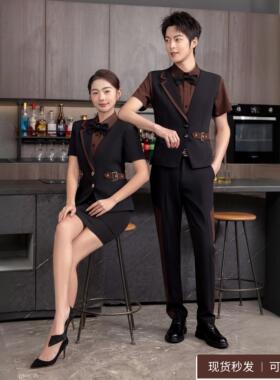 高端酒吧夜场男女服务员工作服春夏套装派对KTV公主少爷DJ服工装