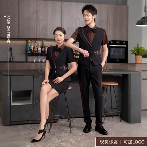 高端酒吧夜场男女服务员工作服春夏套装派对KTV公主少爷DJ服工装