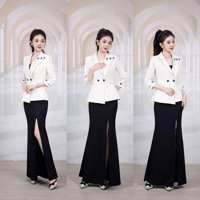 商务KTV包厢服务员工作服女夜场dj公主服足浴技师服酒店迎宾工衣