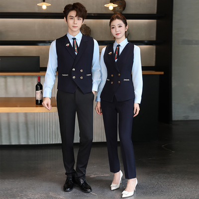 KTV少爷工衣酒吧partyk夜场会所台球厅秋冬装dj男女服务员工作服