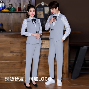 KTV男女服务员秋冬工作服马甲酒吧夜场会所少爷partyk前厅工装衣