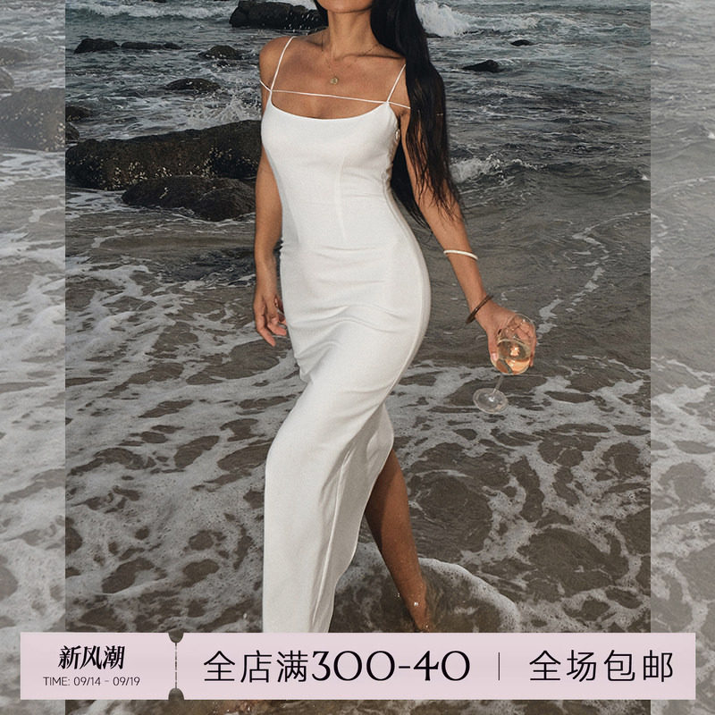 ITSNIKAR法式高级感吊带连衣裙