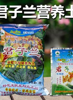 有机土专用营养土庆红君子兰花肥