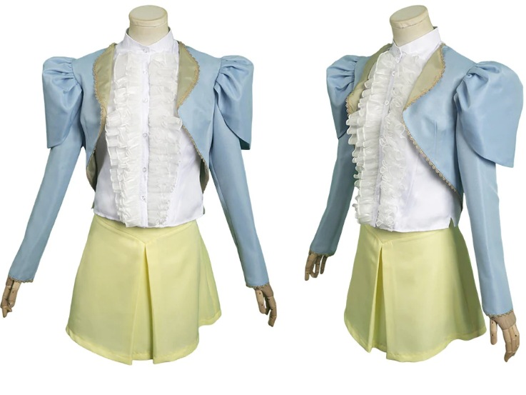 004克斯特蓝色套装Cosplay