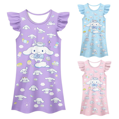 004短袖睡衣睡裙家居服裙