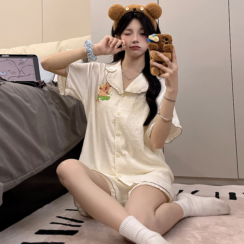 004童卡皮巴拉家居服套装