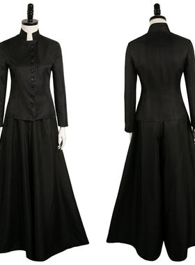 阴间大法师Lydia Cosplay万圣节女式黑色连衣裙甲壳虫汁舞台表演