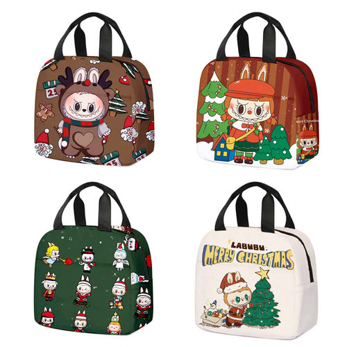 004温饭盒袋午餐包圣诞Christmas