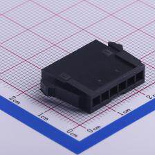 HX30001-6R bk 压线端子胶壳 3mm 1x6P 43640-6R bk