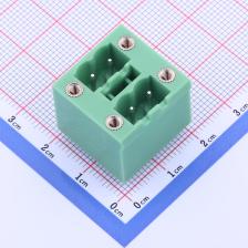 KF2EDGKVHM-5.08-2*2P 插拔式接线端子 板端/插座-闭口 5.08mm 排