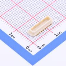 AXK640347YG 板对板连接器 PIN：40 间距0.5mm 公 立贴