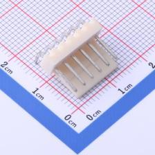 FWF25402-S06B22W5B-A 线对板/线对线连接器 2.54mm 1x6P 弯插
