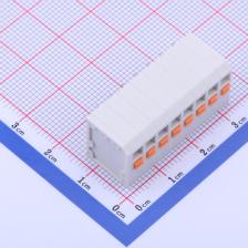 KF239-3.81-8P 弹簧式接线端子 3.81mm 每排P数:8 排数:1
