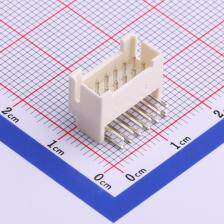 HX20028-12WAD 线对板/线对线连接器 2mm 2x6P 弯插 带扣 定位卧
