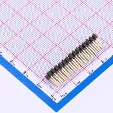 X6521WVS-2x14H-C60D74 排针 2.54mm 2x14P 立贴 方针