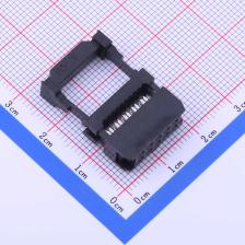 Z-81010100121000 IDC连接器(牛角/简牛) 2.54mm 每排P数:5 排数: