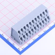 KF250T-5.0-2*11P 弹簧式接线端子 5mm 每排P数:11 排数:2 电子元器件市场 连接器 原图主图