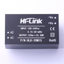 HLK-30M15 电源模块 Vin=90VAC~265VAC Vin=120V~350V Vout=15V 2