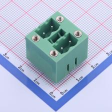 KF2EDGKVHM-5.0-2*2P 插拔式接线端子 板端/插座-闭口 5mm 排数:2