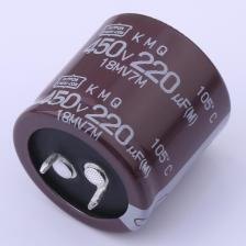 EKMQ451VSN221MR30S 牛角型电解电容 220uF ±20% 450V
